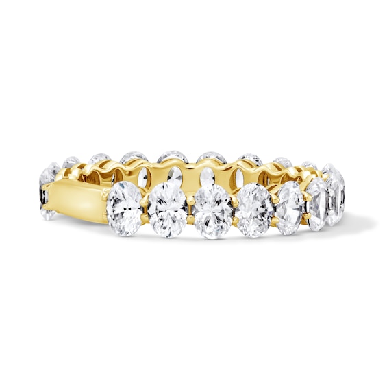 2 CT. T.w. Oval Lab-Grown Diamond Eternity Band in 10K Gold (F/Vs2)