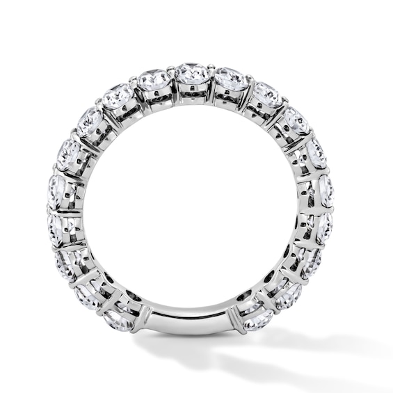 2 CT. T.w. Oval Lab-Grown Diamond Eternity Band in 10K White Gold (F/Vs2)