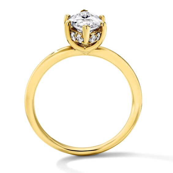 1-3/4 CT. T.w. Certified Marquise-Cut Lab-Grown Diamond Hidden Frame Solitaire Engagement Ring in 14K Gold (F/Vs2)