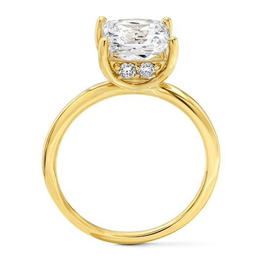 1-3/4 CT. T.w. Certified Princess-Cut Lab-Grown Diamond Hidden Frame Solitaire Engagement Ring in 14K Gold (F/Vs2)