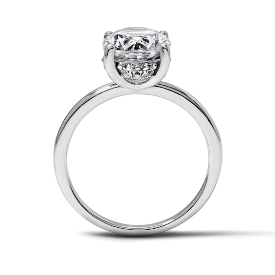 2-3/4 CT. T.w. Certified Lab-Grown Diamond Solitaire Hidden Frame Engagement Ring in 14K White Gold (F/Vs2)