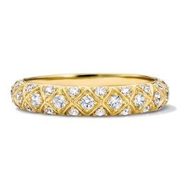 3/4 CT. T.W. Round Lab-Grown Diamond Stackable Band in 10K Gold (F/VS2)