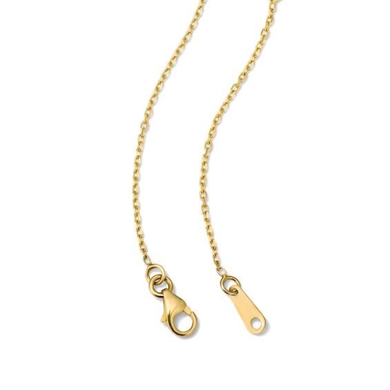 1/8 CT. T.w. Lab-Grown Diamond Triple Rondelle Necklace in 10K Gold (F/Vs2) - 18"