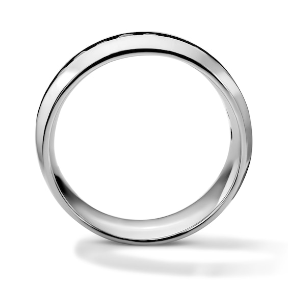 1 CT. T.w. Black Diamond Channel-Set Wedding Band in 10K Gold