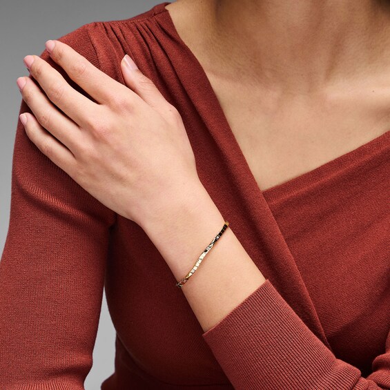 1/4 Princess-Cut Lab-Grown Diamond Link Bracelet in Sterling Silver with 18K Gold Plate (F/Vs2) - 6.25"