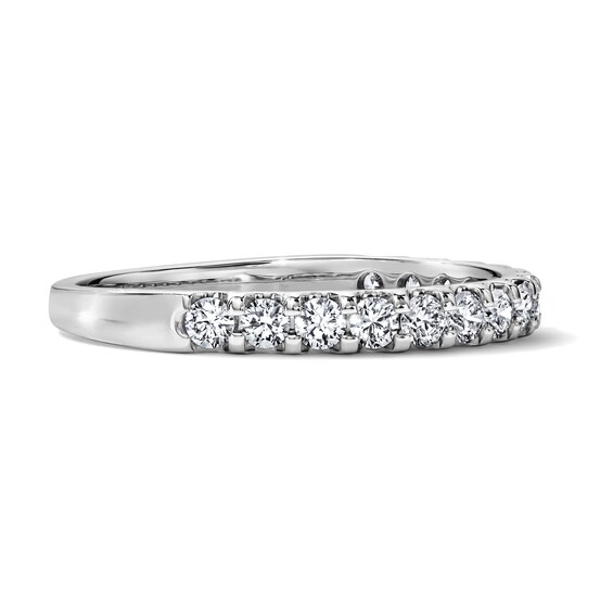 1/2 CT. T.w. Lab-Grown Diamond Band in 14K White Gold (F/Vs2)