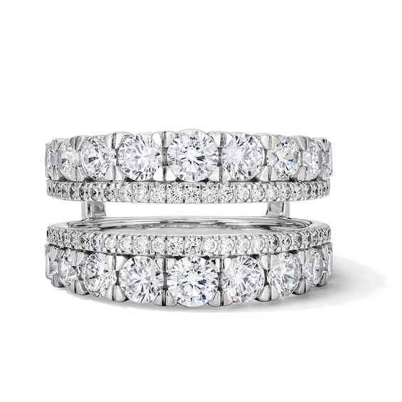 2-1/2 CT. T.w. Lab-Grown Diamond Enhancer Ring in 14K White Gold (F/Vs2)