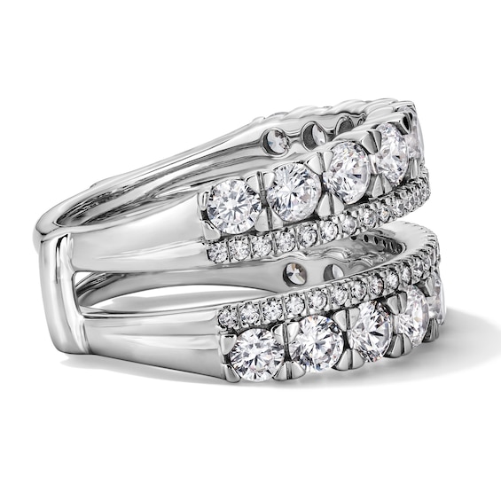 2-1/2 CT. T.w. Lab-Grown Diamond Enhancer Ring in 14K White Gold (F/Vs2)
