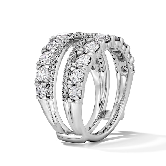 2-1/2 CT. T.w. Lab-Grown Diamond Enhancer Ring in 14K White Gold (F/Vs2)
