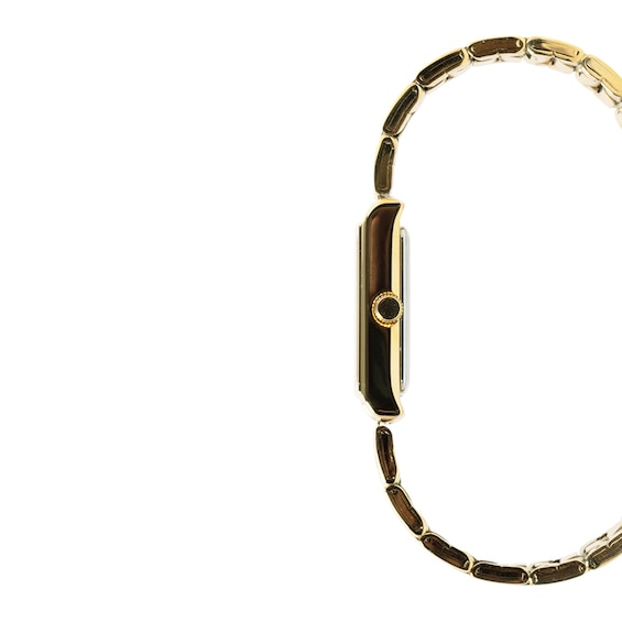 Ladies' Casio Gold-Tone Stainless Steel Watch with Silver-Tone Dial (Model: Ltp1234Pgc-7A)