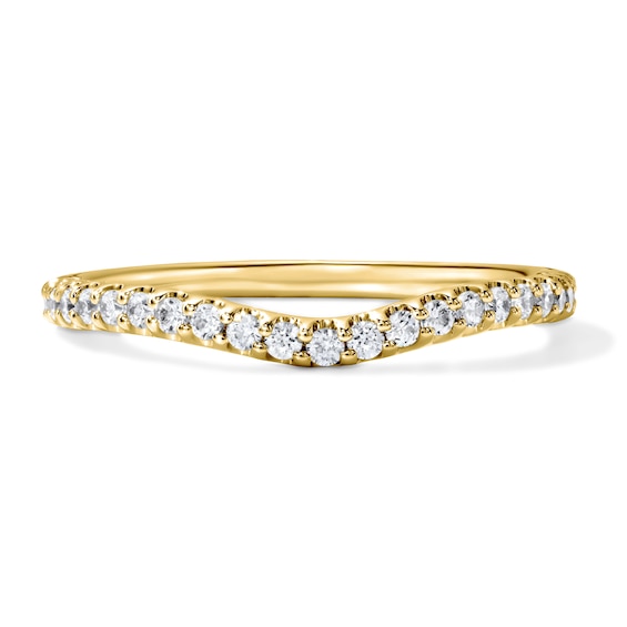 1/4 CT. T.w. Lab-Grown Diamond Contour Ring in 14K Gold (F/Vs2)
