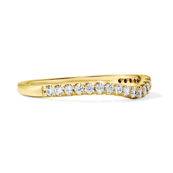 1/4 CT. T.w. Lab-Grown Diamond Contour Ring in 14K Gold (F/Vs2)