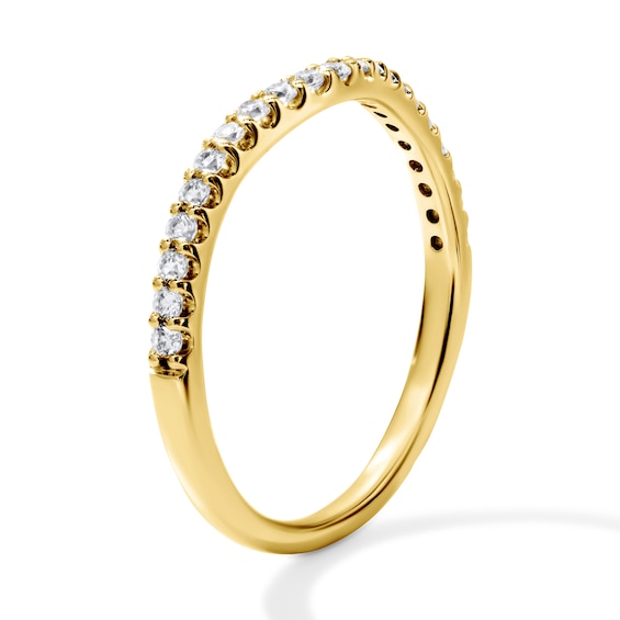 1/4 CT. T.w. Lab-Grown Diamond Contour Ring in 14K Gold (F/Vs2)