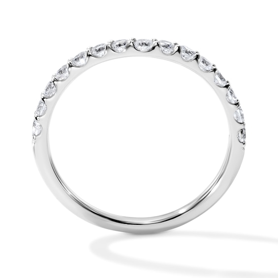 1/2 CT. T.W Lab-Grown Diamond Contour Ring in 14K White Gold (F/Vs2)