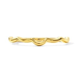 Polished Contour Band in 14K Gold