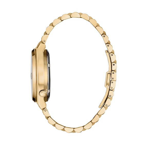Citizen Tsuyosa Gold-Tone IP Stainless Steel Watch with Silver-White Dial (Model: Nk0032-56A)