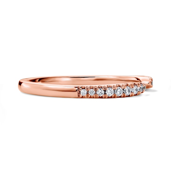 1/6 CT. T.w. Lab-Grown Diamond Open Band in 10K Rose Gold (F/Vs2)
