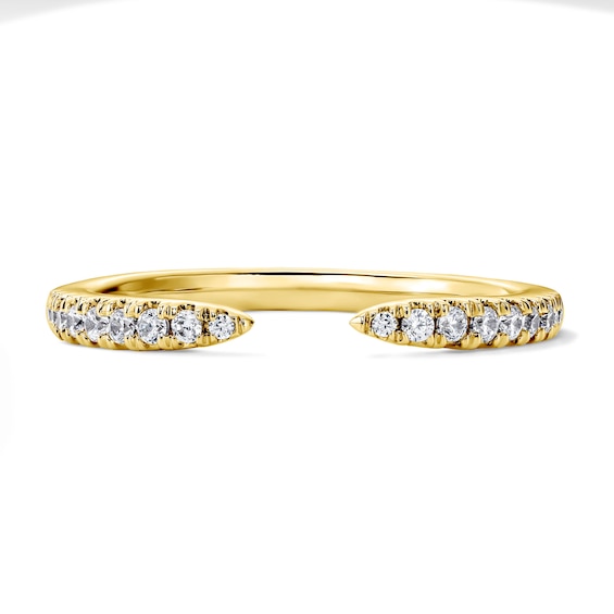 1/6 CT. T.w. Lab-Grown Diamond Open Band in 10K Gold (F/Vs2)