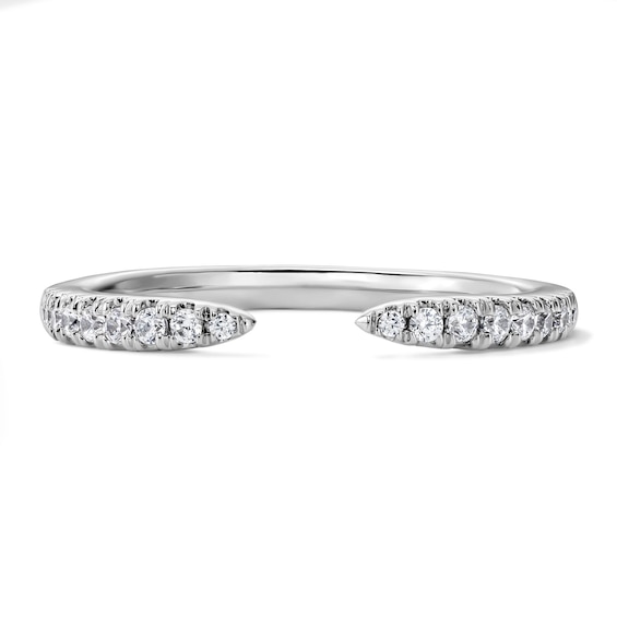 1/6 CT. T.w. Lab-Grown Diamond Open Band in 10K White Gold (F/Vs2)