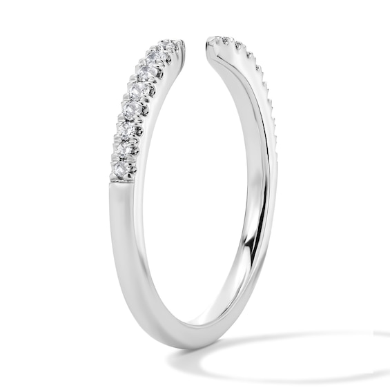 1/6 CT. T.w. Lab-Grown Diamond Open Band in 10K White Gold (F/Vs2)