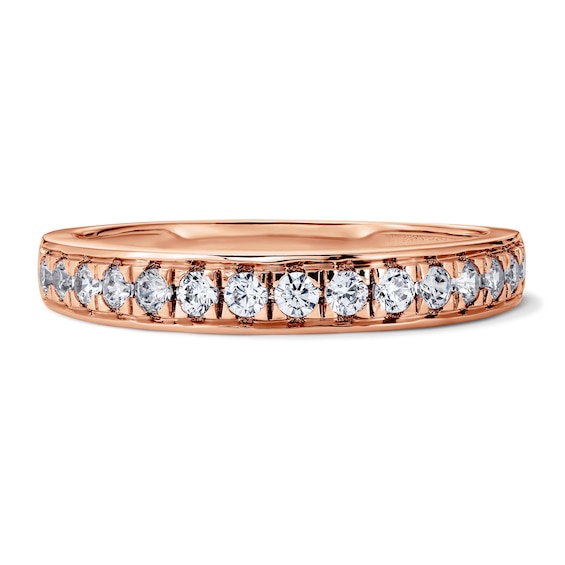 1/3 CT. T.w. Lab-Grown Diamond Band in 10K Rose Gold (F/Vs2)