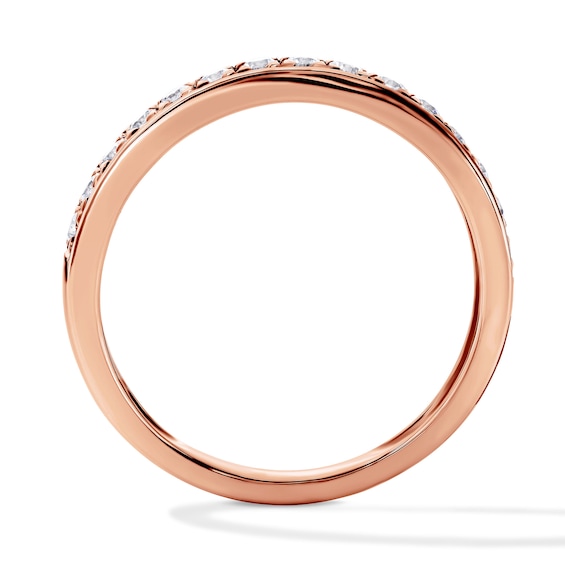 1/3 CT. T.w. Lab-Grown Diamond Band in 10K Rose Gold (F/Vs2)