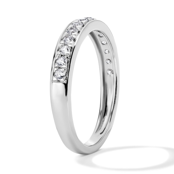 1/3 CT. T.w. Lab-Grown Diamond Band in 10K White Gold (F/Vs2)