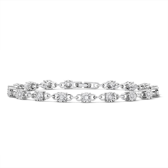 1/2 CT. T.w. Lab-Grown Diamond Bracelet in Sterling Silver (F/Si2) - 7.25"