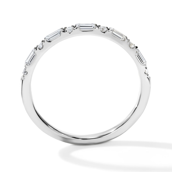 1/3 CT. T.w. Baguette-Cut Lab-Grown Diamond Anniversary Band in 10K Gold (F/Vs2