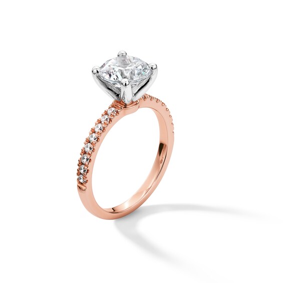 2-1/4 CT. T.w. Certified Diamond Engagement Ring in 14K Rose Gold (I/I1)