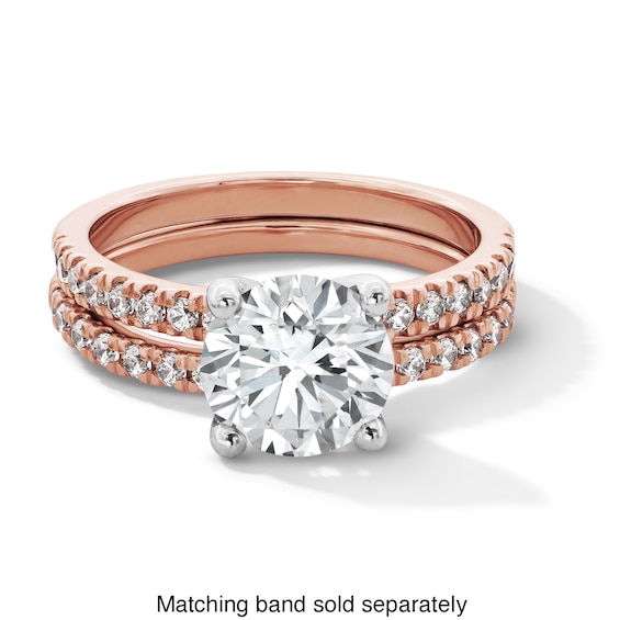 2-1/4 CT. T.w. Certified Diamond Engagement Ring in 14K Rose Gold (I/I1)