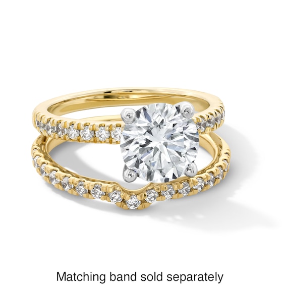 2-1/4 CT. T.w. Certified Diamond Engagement Ring in 14K Gold (F/Si2)