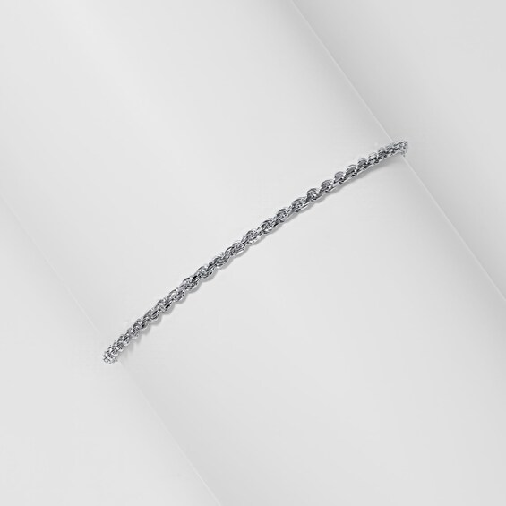 2.2mm Rope Chain Necklace and Bracelet Set in Solid Sterling Silver