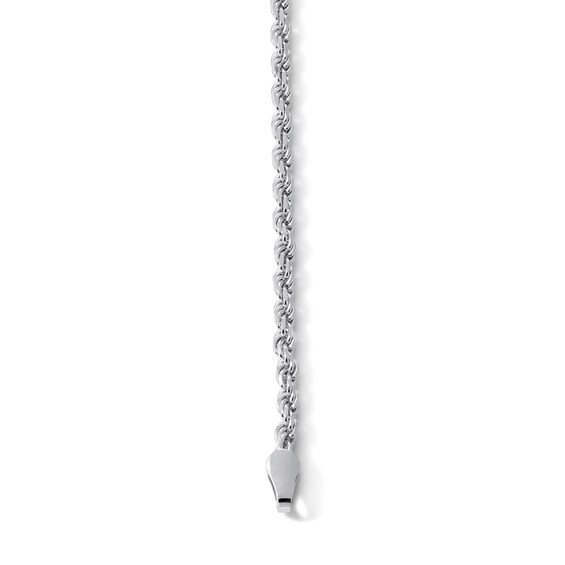 2.2mm Rope Chain Necklace and Bracelet Set in Solid Sterling Silver