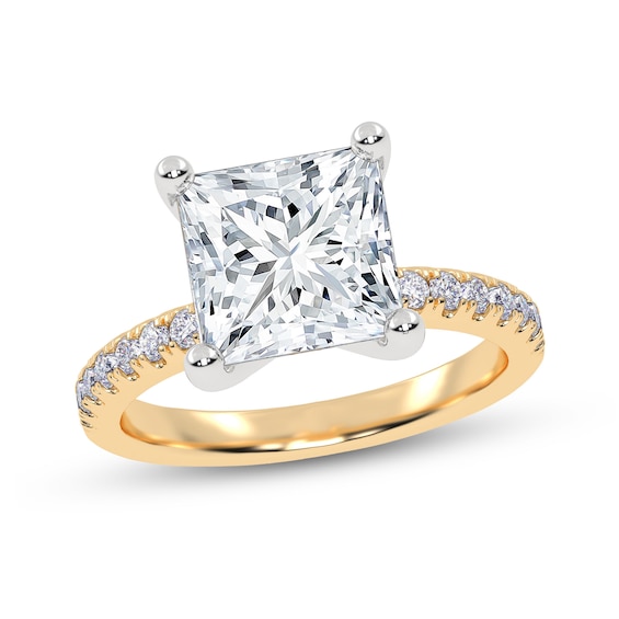 2-1/4 CT. T.w. Certified Princess-Cut Diamond Engagement Ring in 14K Gold (F/Si2)
