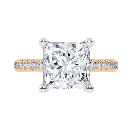 2-1/4 CT. T.w. Certified Princess-Cut Diamond Engagement Ring in 14K Gold (F/Si2)