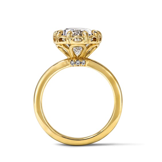 4 CT. T.w. Certified Oval Lab-Grown Diamond Solitaire Engagement Ring in 14K Gold (F/Vs2)