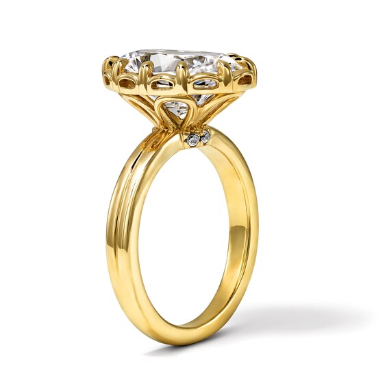 4 CT. T.w. Certified Oval Lab-Grown Diamond Solitaire Engagement Ring in 14K Gold (F/Vs2)