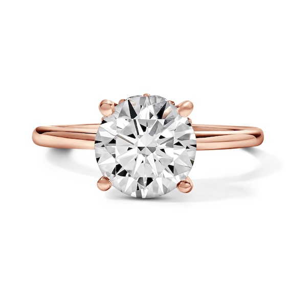 2-3/4 CT. T.w. Certified Lab-Grown Diamond Solitaire Hidden Frame Engagement Ring in 14K Rose Gold (F/Vs2)