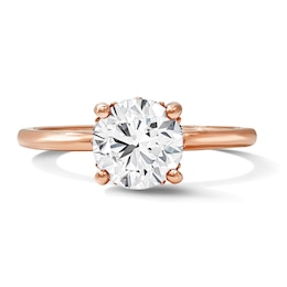 1-3/4 CT. T.W. Certified Lab-Grown Diamond Solitaire Hidden Frame Engagement Ring in 14K Rose Gold (F/VS2)