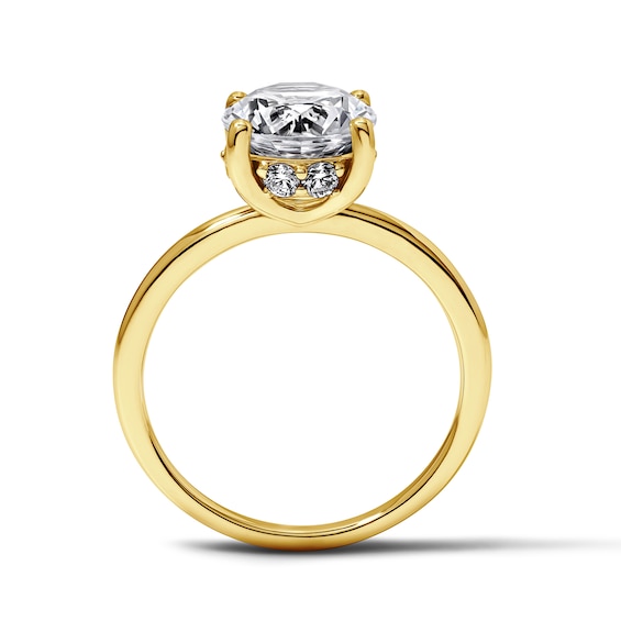 2-3/4 CT. T.w. Certified Lab-Grown Diamond Solitaire Hidden Frame Engagement Ring in 14K Gold (F/Vs2)