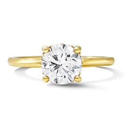 1-3/4 CT. T.W. Certified Lab-Grown Diamond Solitaire Hidden Frame Engagement Ring in 14K Gold (F/VS2)