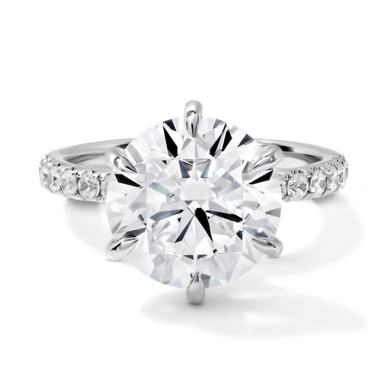 5-1/2 CT. T.w. Certified Lab-Grown Diamond Hidden Frame Engagement Ring in 14K White Gold (F/Vs2)
