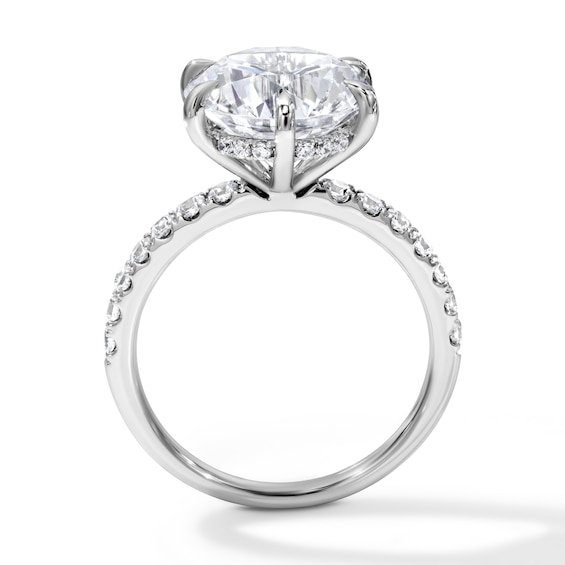 5-1/2 CT. T.w. Certified Lab-Grown Diamond Hidden Frame Engagement Ring in 14K White Gold (F/Vs2)