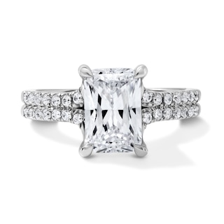 2-3/8 CT. T.W. Certified Radiant-Cut Lab-Grown Diamond Engagement Ring in 14K White Gold (F/VS2)