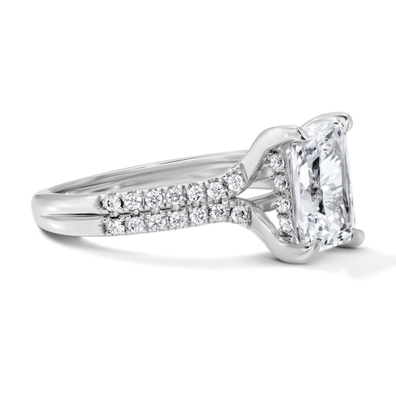 2-3/8 CT. T.w. Certified Radiant-Cut Lab-Grown Diamond Engagement Ring in 14K White Gold (F/Vs2)