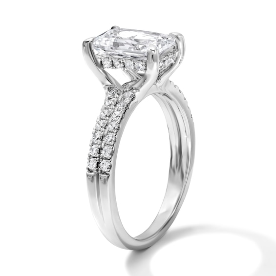 2-3/8 CT. T.w. Certified Radiant-Cut Lab-Grown Diamond Engagement Ring in 14K White Gold (F/Vs2)