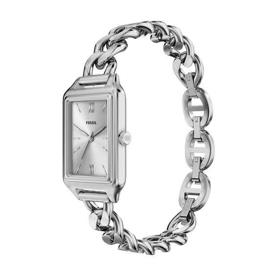 Ladies' Fossil Raquel Stainless Steel Watch with Silver-Tone Dial (Model: Es5477)