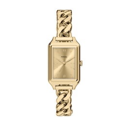 Ladies' Fossil Raquel Gold-Tone IP Stainless Steel Watch with Gold-Tone Dial (Model: ES5478)