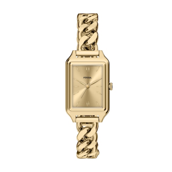 Ladies' Fossil Raquel Gold-Tone IP Stainless Steel Watch with Gold-Tone Dial (Model: Es5478)